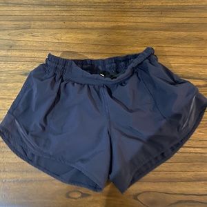 Lululemon size 8 tall shorts Navy blue